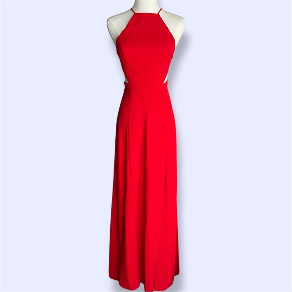 Fame and Partners backless red dreamer dress - Picture 2 of 8